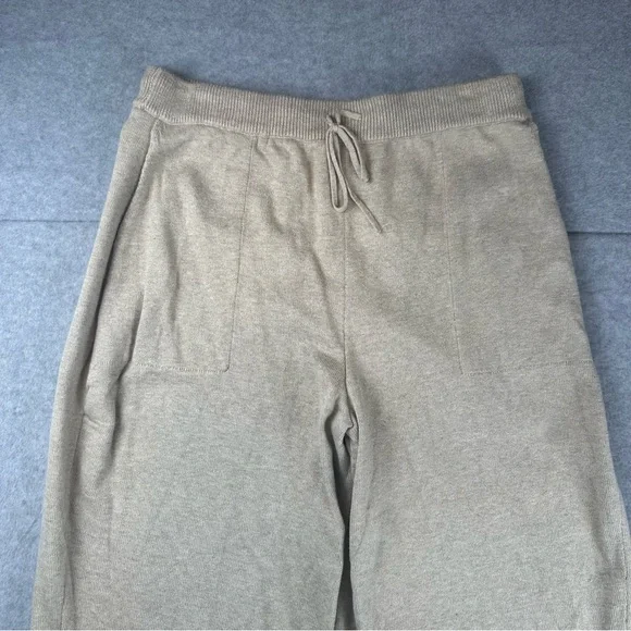 Free People Beach Freya Barrel Knit Pants Size Medium High Waist Slouchy Lounge - Picture 3 of 16